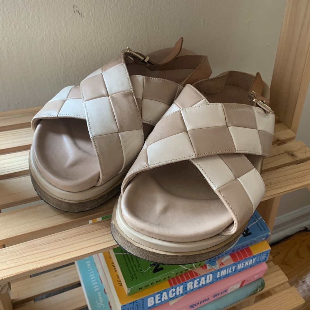 Alohas Marshmallow Scacchi Platform Sandal